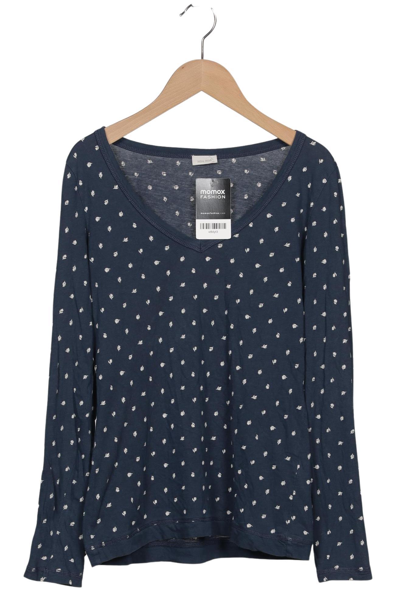 

Noa Noa Damen Langarmshirt, marineblau, Gr. 38