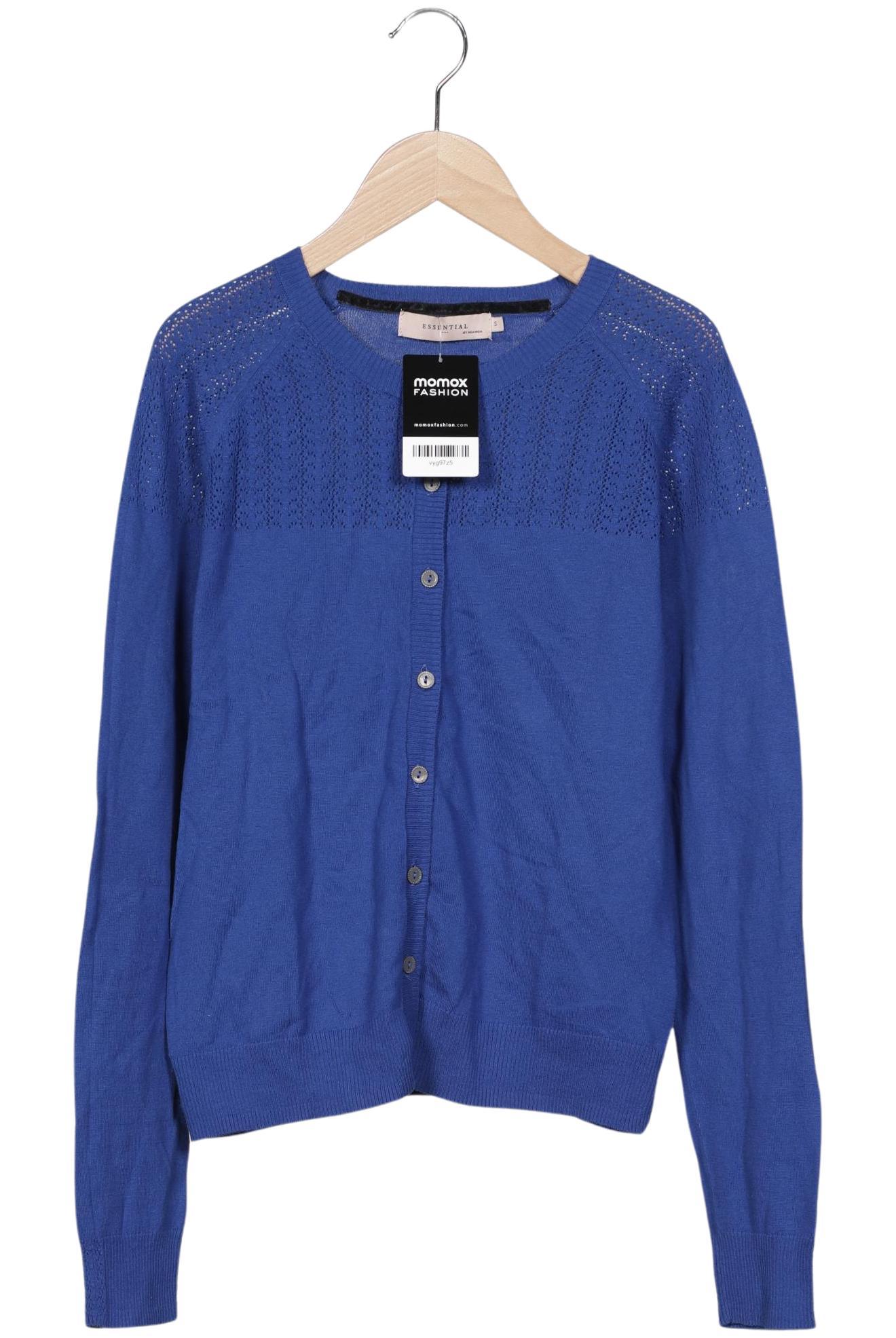 

Noa Noa Damen Strickjacke, blau, Gr. 36