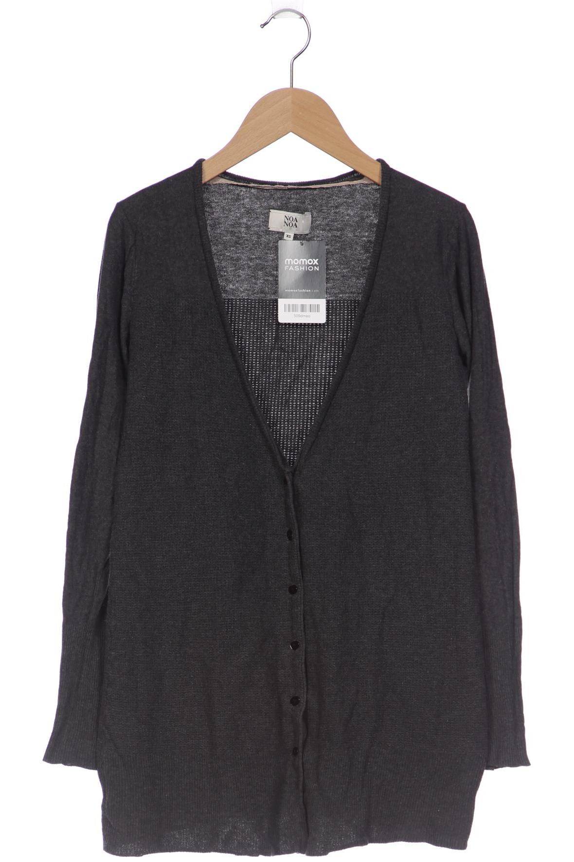 

Noa Noa Damen Strickjacke, grau, Gr. 34