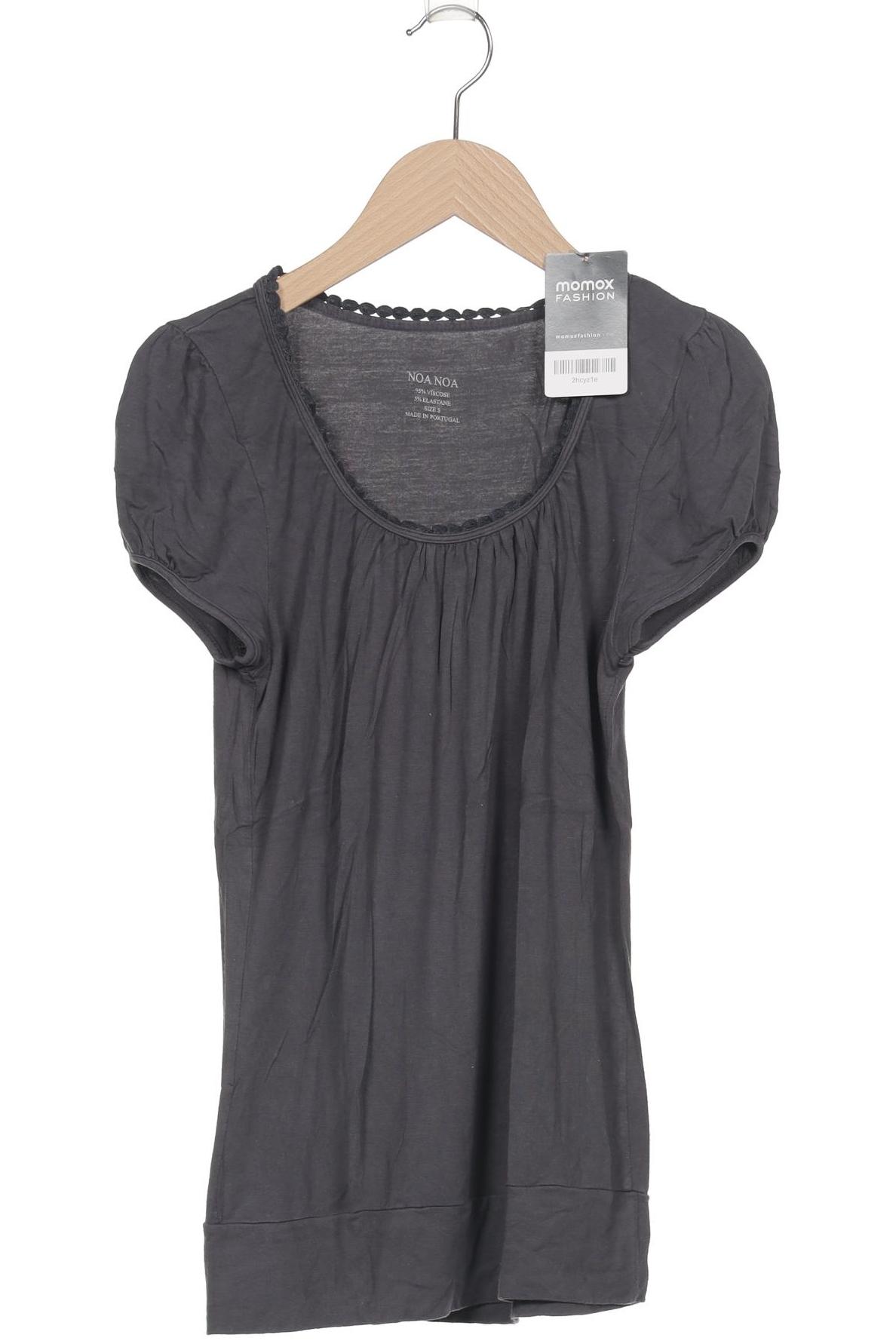 

Noa Noa Damen T-Shirt, grau, Gr. 36