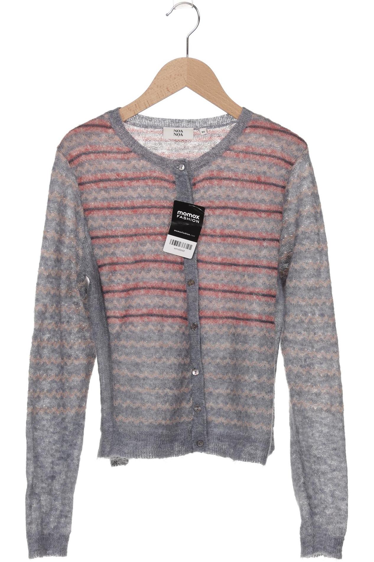 

Noa Noa Damen Strickjacke, blau, Gr. 34