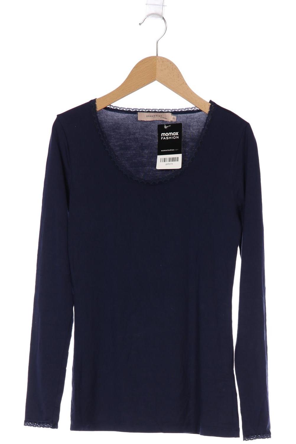 

Noa Noa Damen Langarmshirt, marineblau, Gr. 34