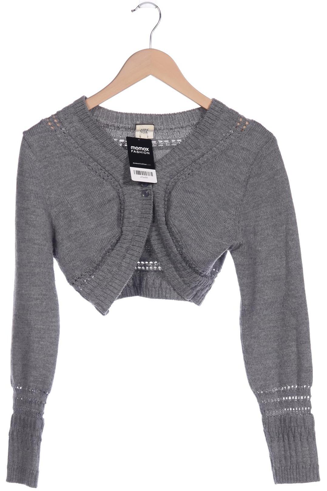 

Noa Noa Damen Strickjacke, grau, Gr. 42
