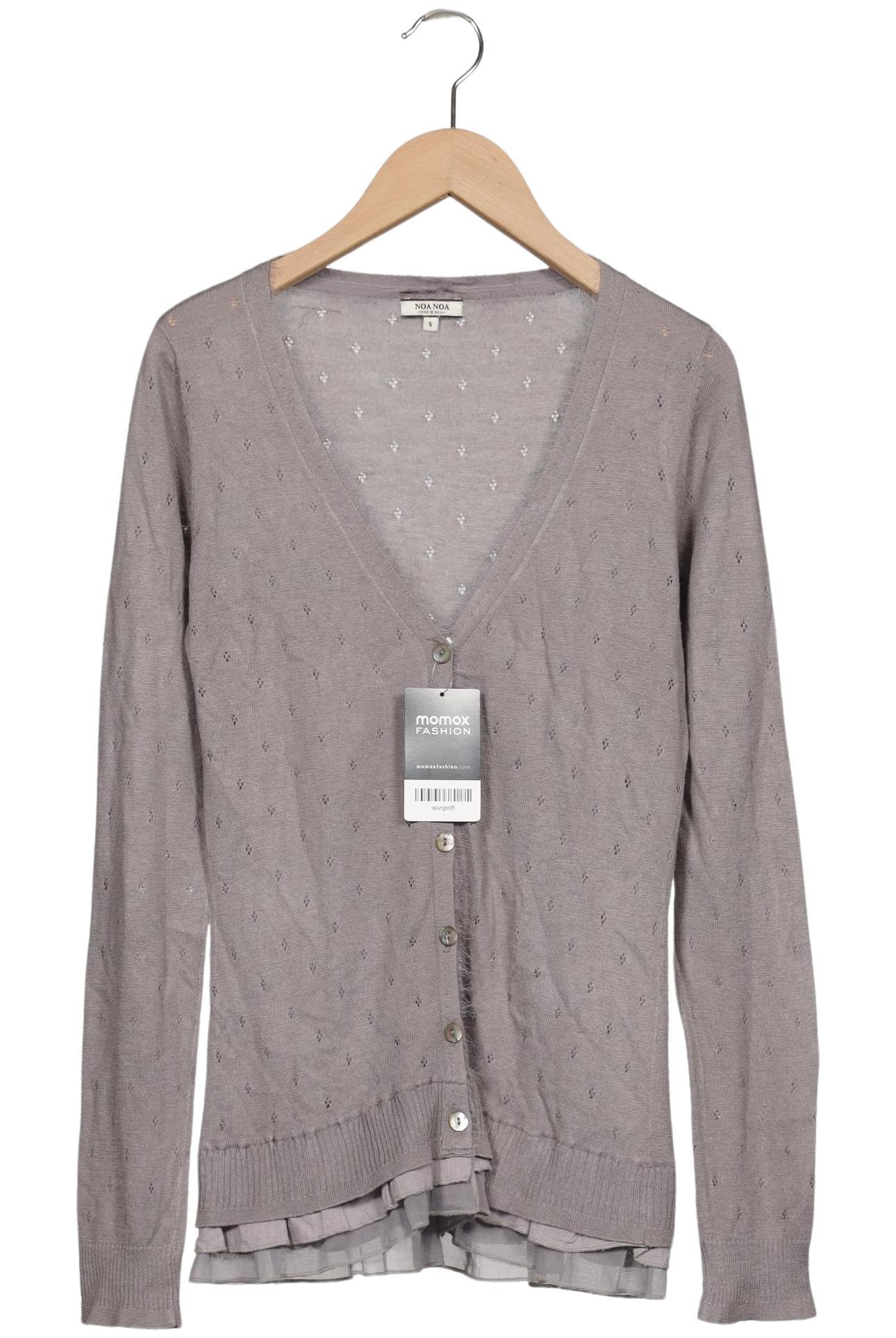 

Noa Noa Damen Strickjacke, grau, Gr. 36
