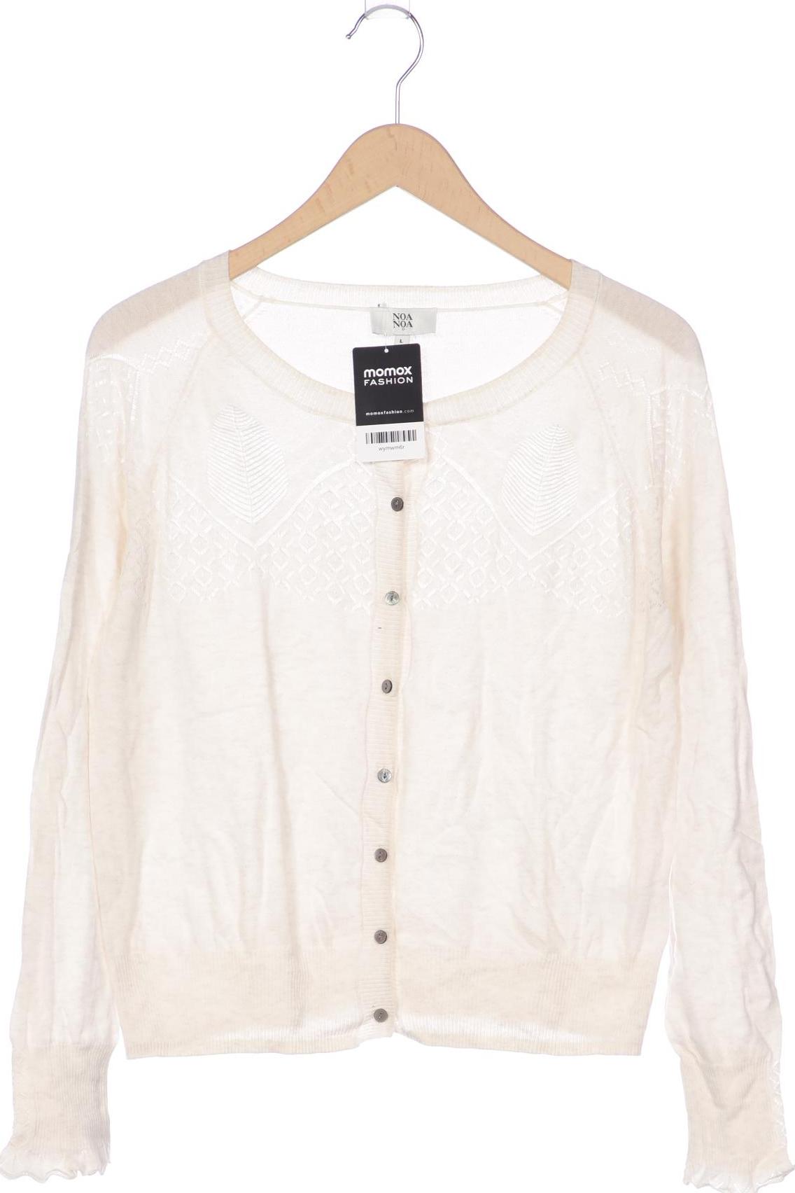 

Noa Noa Damen Strickjacke, cremeweiß, Gr. 42