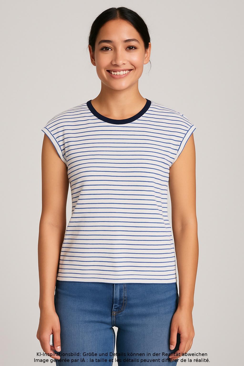 

Noa Noa Damen T-Shirt, mehrfarbig, Gr. 38