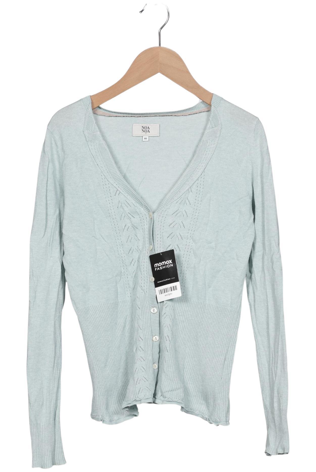 

Noa Noa Damen Strickjacke, hellblau, Gr. 34