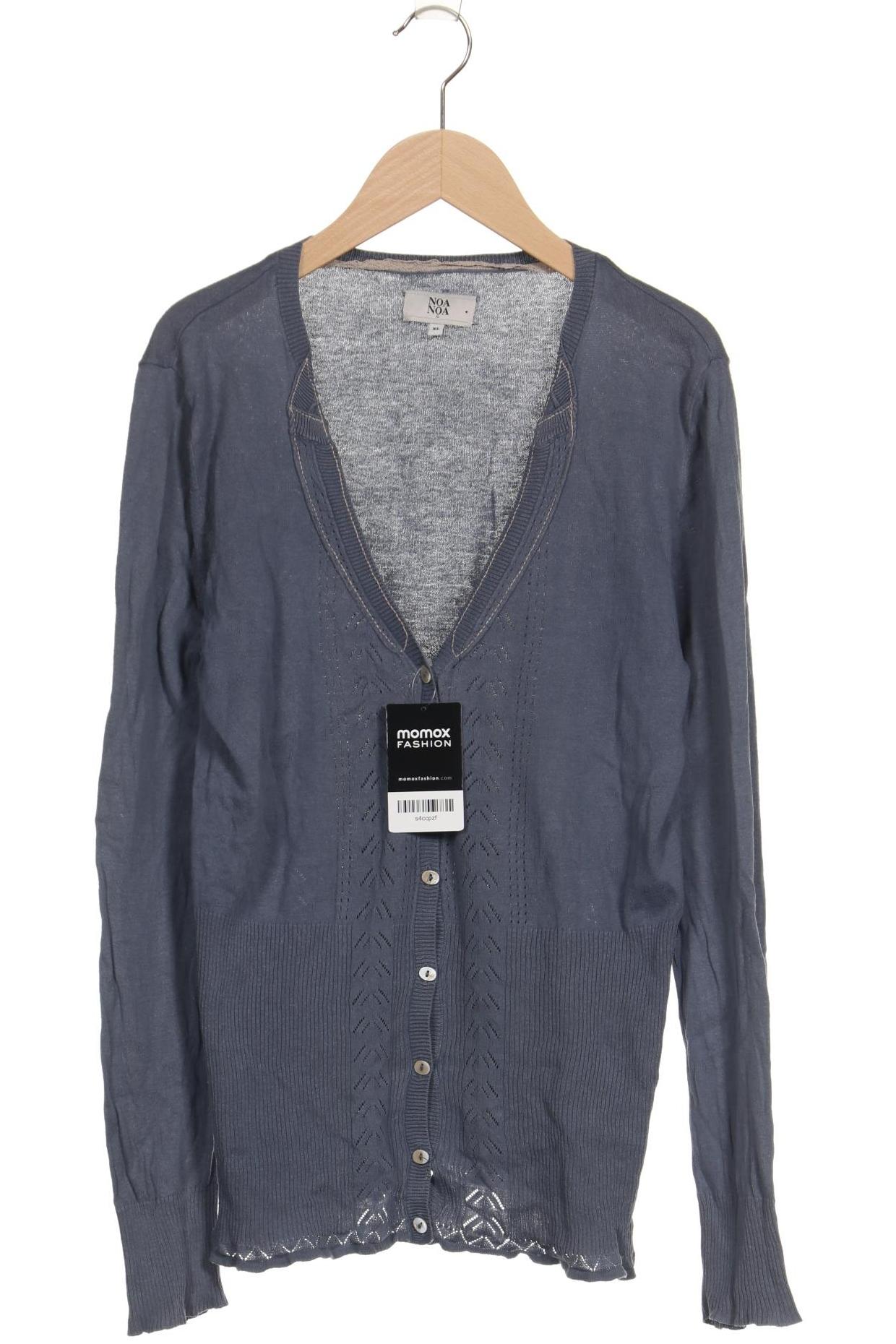 

Noa Noa Damen Strickjacke, blau, Gr. 44