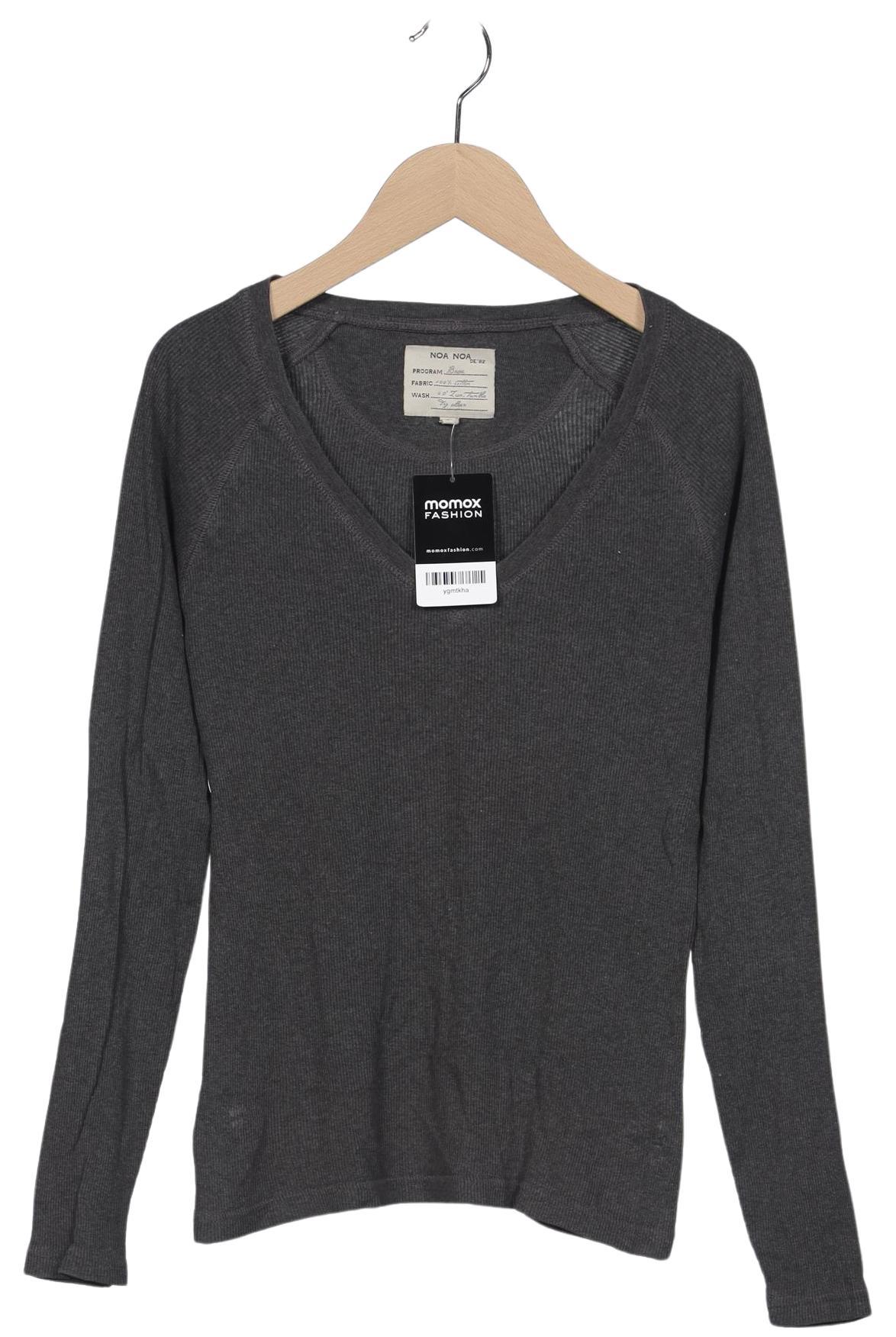 

Noa Noa Damen Langarmshirt, grau, Gr. 36