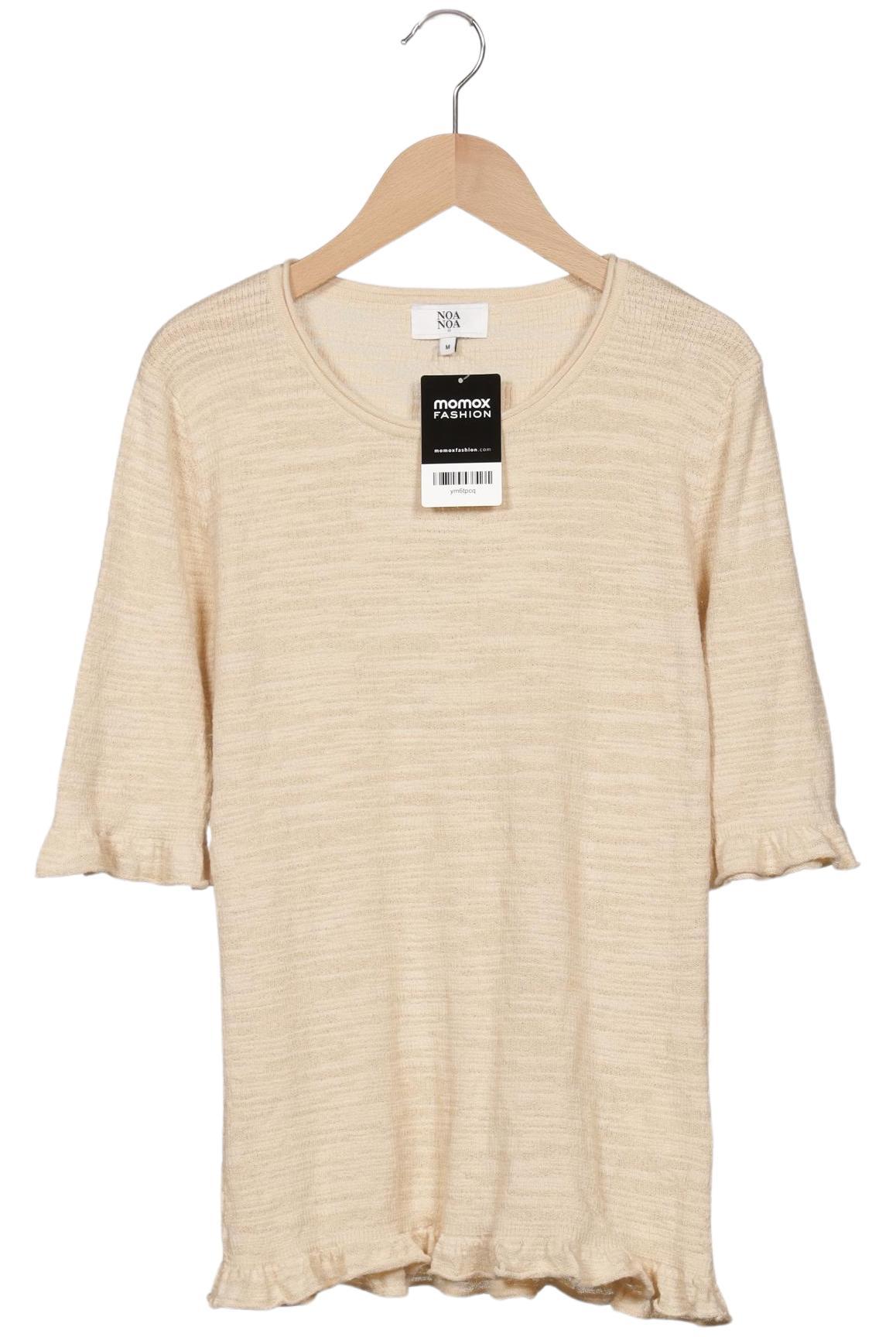 

Noa Noa Damen Langarmshirt, beige, Gr. 38
