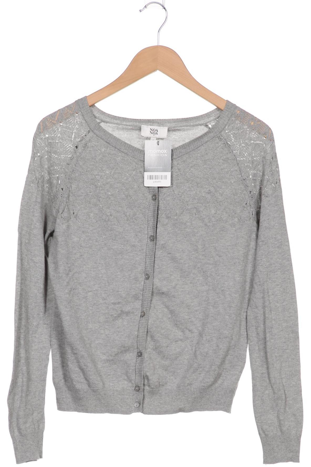 

Noa Noa Damen Strickjacke, grau, Gr. 36