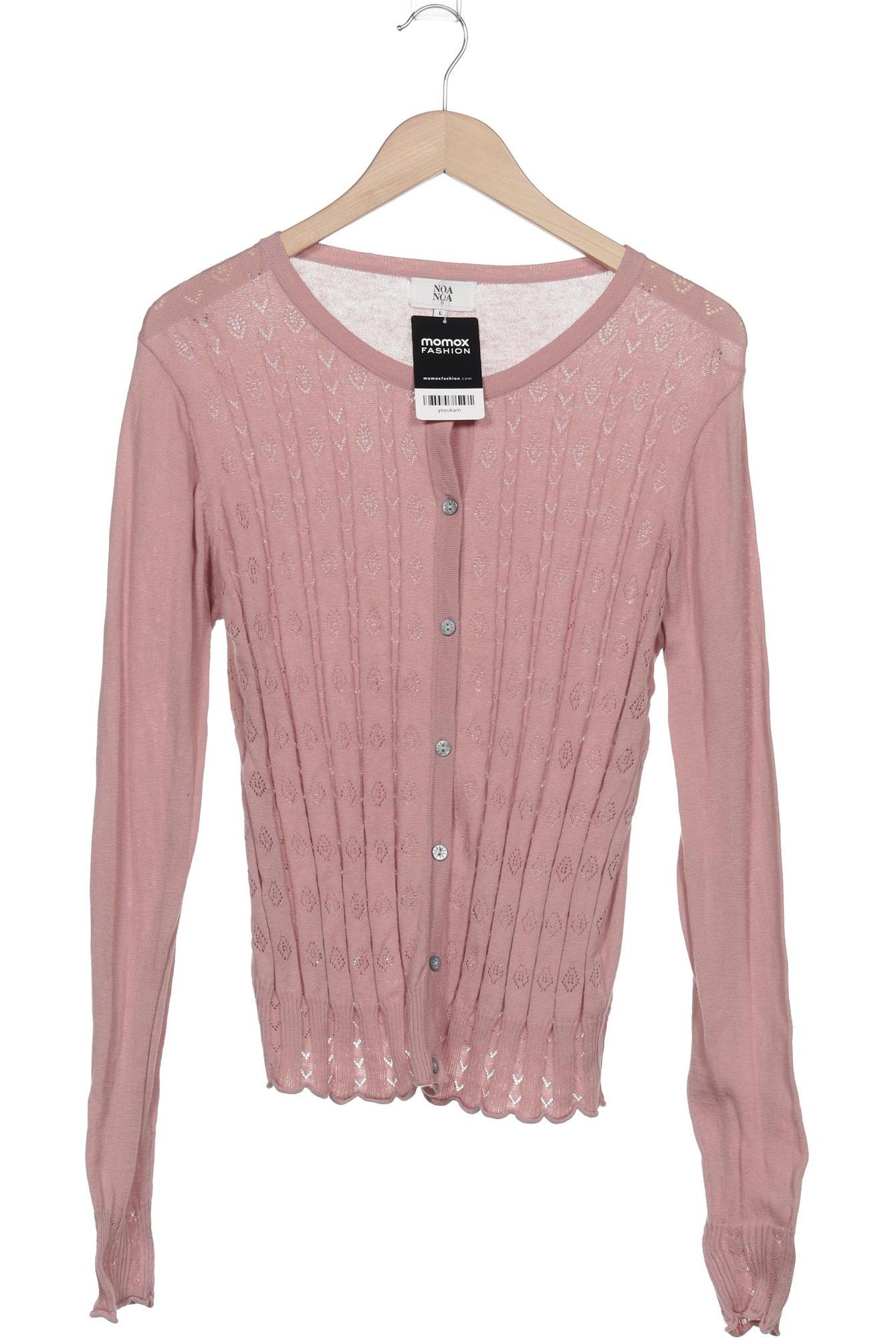 

Noa Noa Damen Strickjacke, pink, Gr. 42
