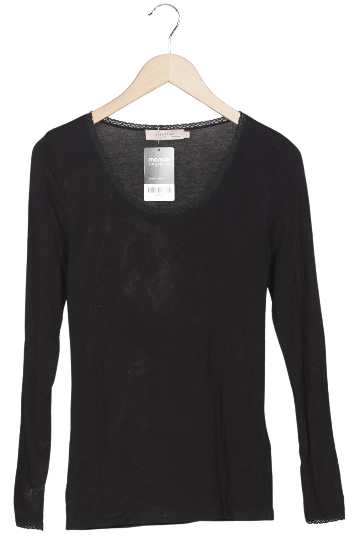

Noa Noa Damen Langarmshirt, schwarz, Gr. 36