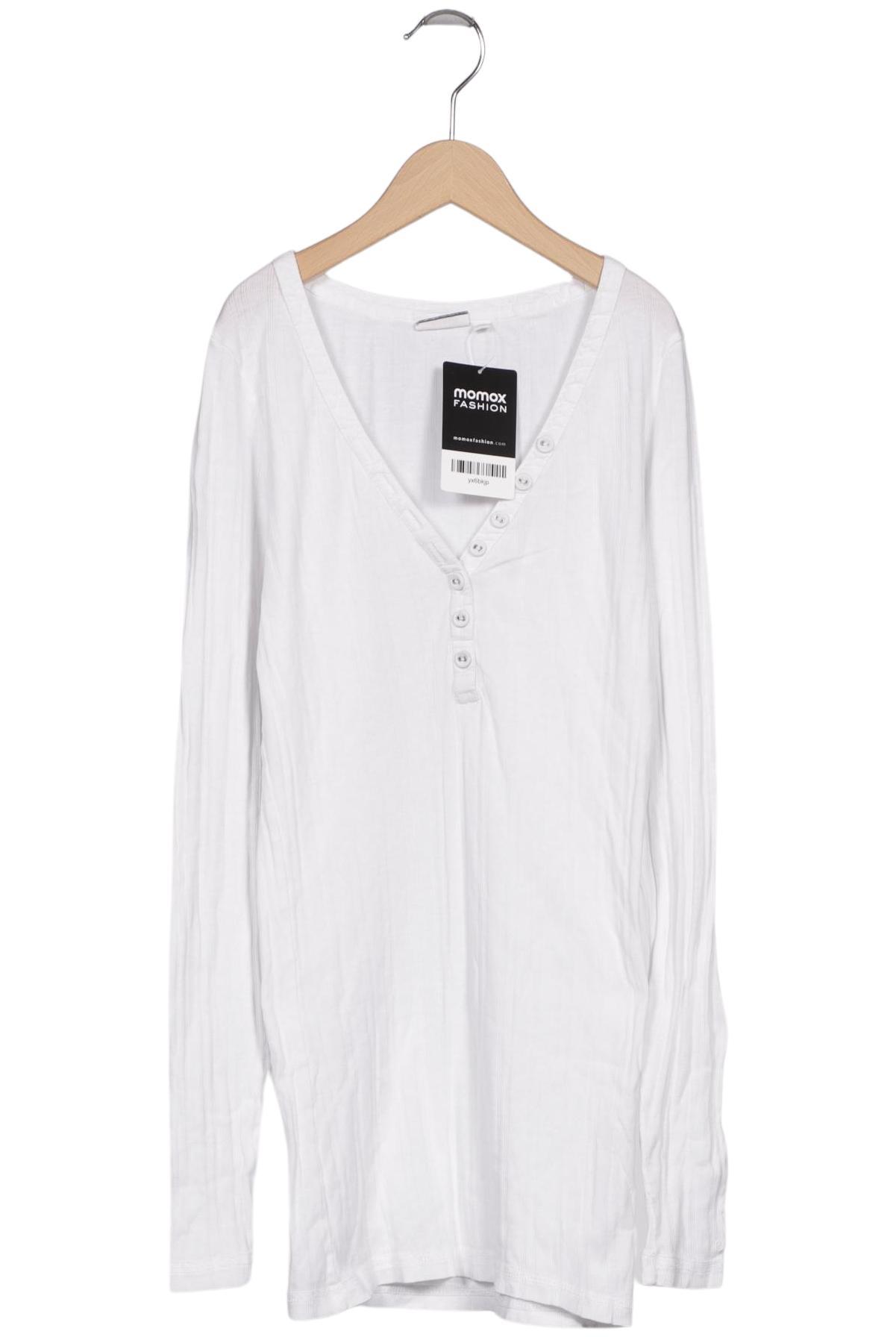 

Noa Noa Damen Langarmshirt, weiß, Gr. 34