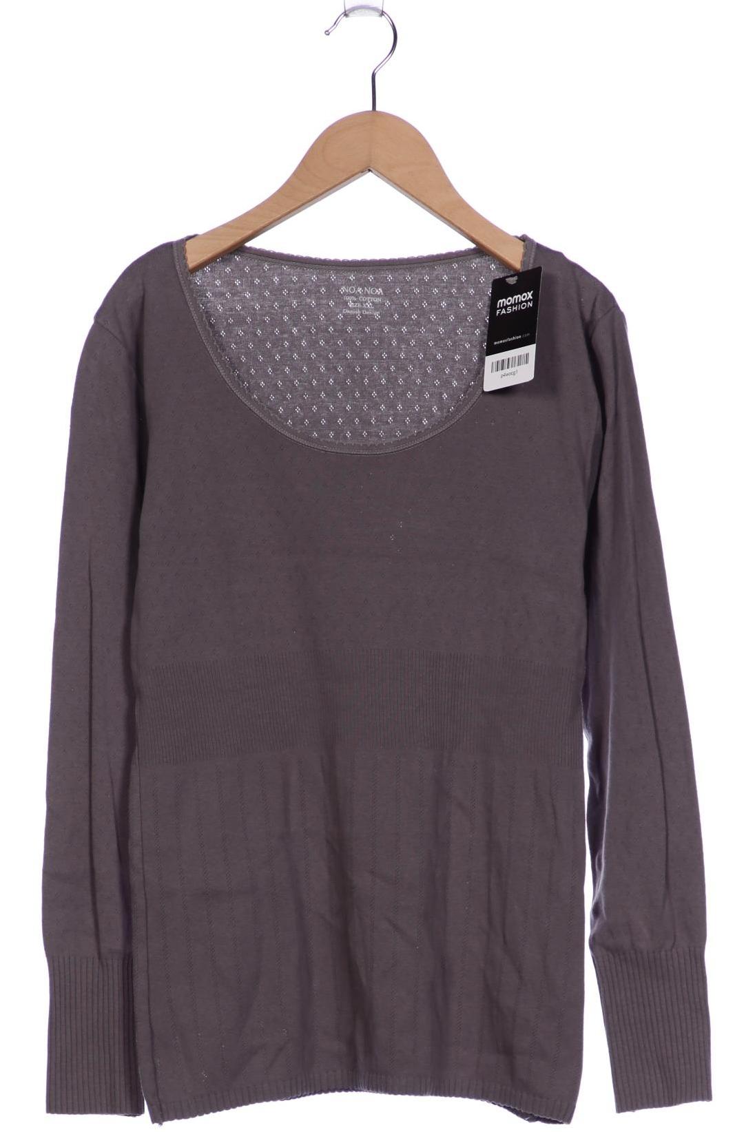 

Noa Noa Damen Langarmshirt, grau, Gr. 46