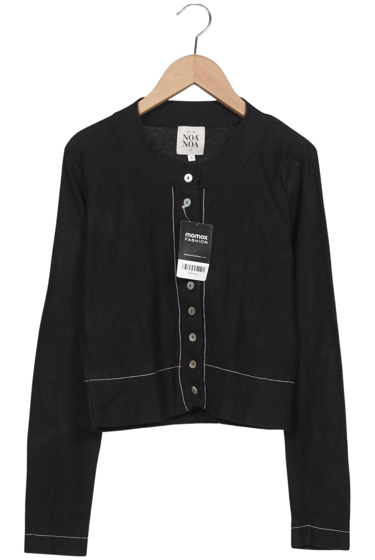 

Noa Noa Damen Strickjacke, schwarz, Gr. 36