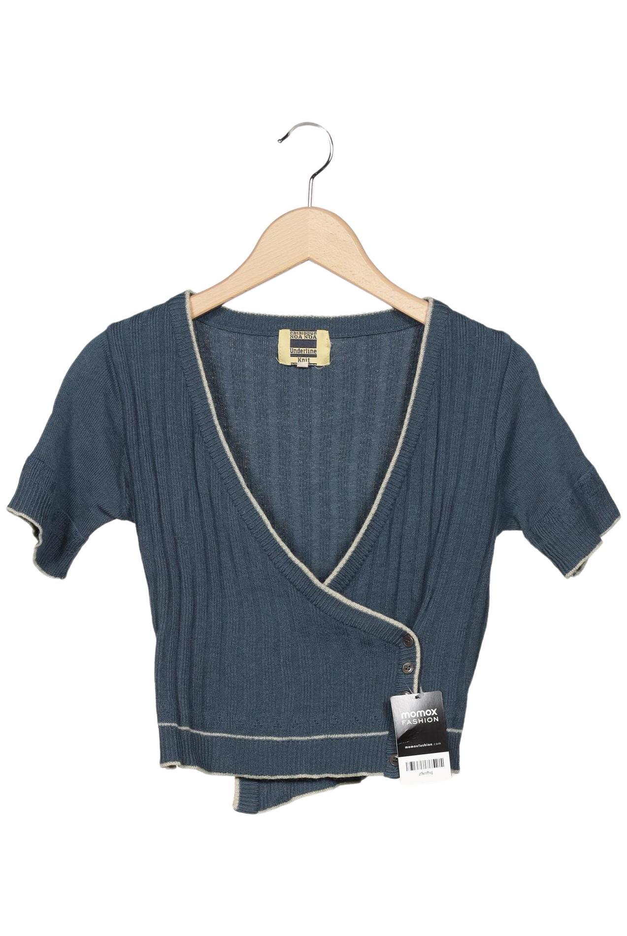 

Noa Noa Damen Strickjacke, blau, Gr. 38