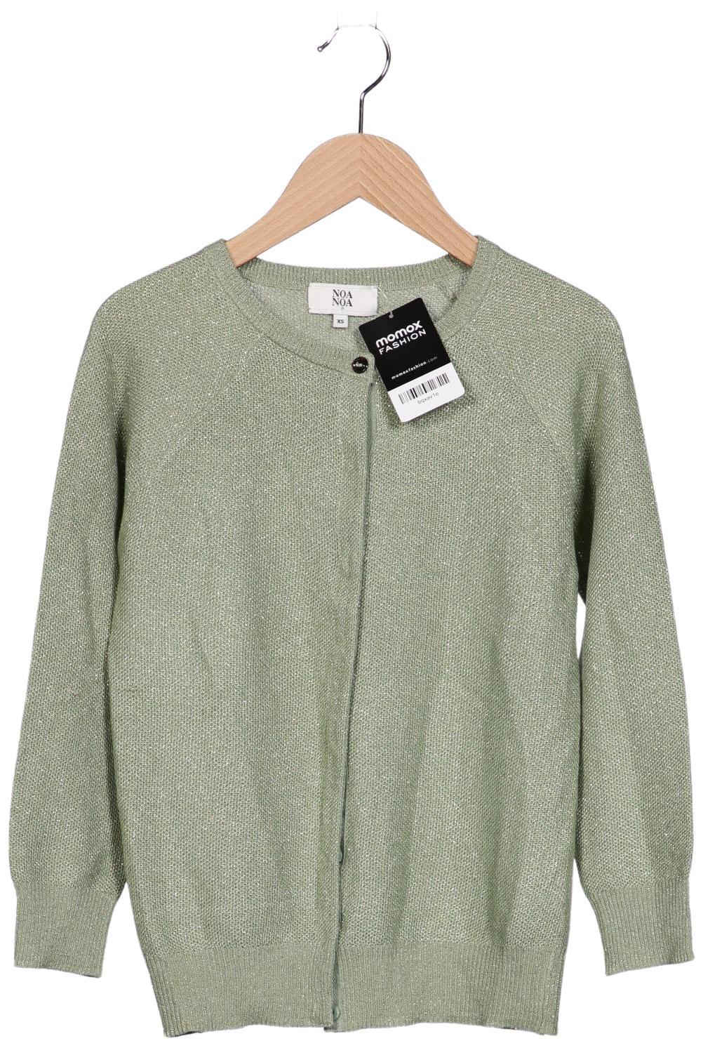 

Noa Noa Damen Strickjacke, hellgrün, Gr. 34