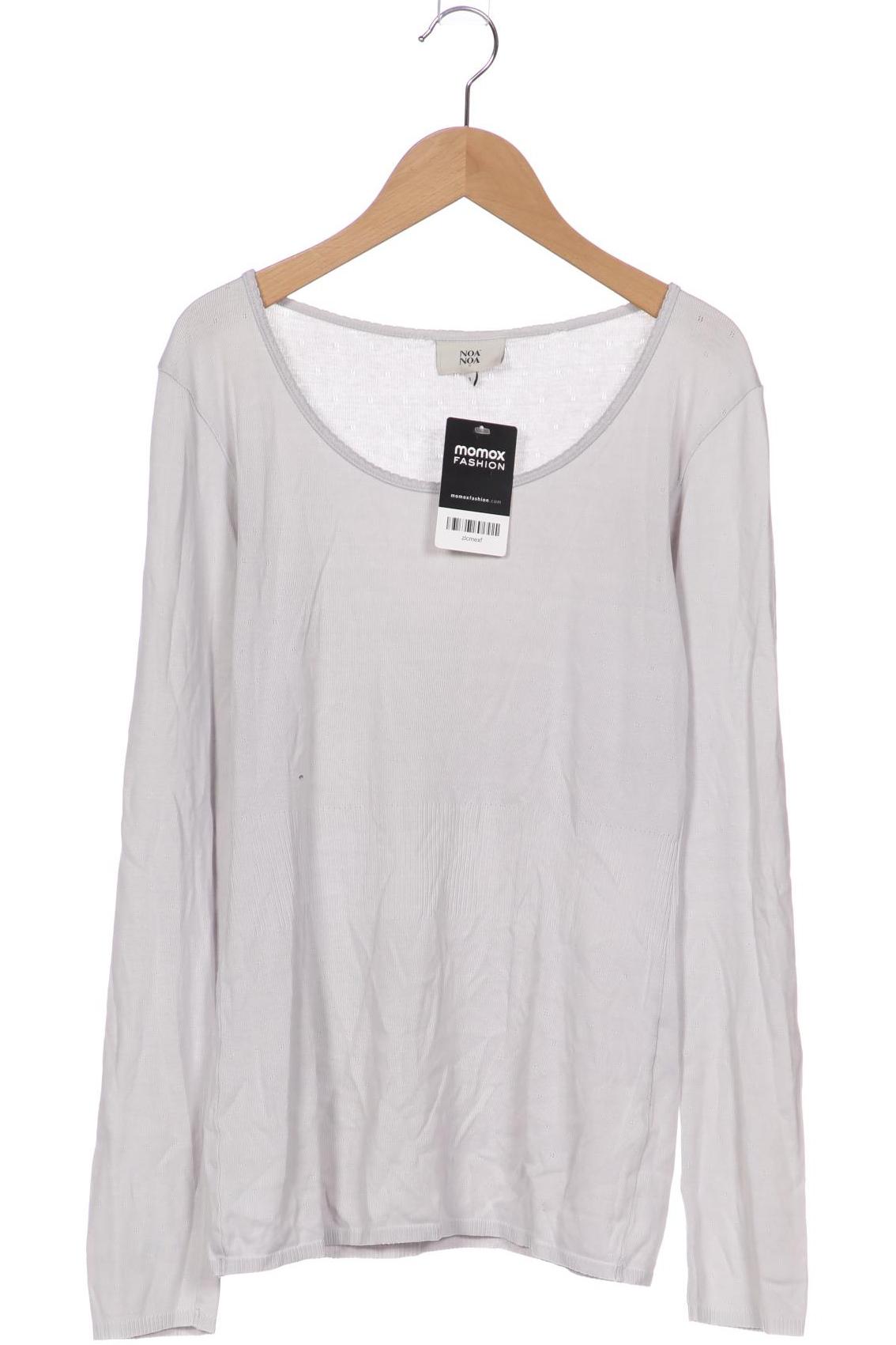 

Noa Noa Damen Langarmshirt, grau, Gr. 36