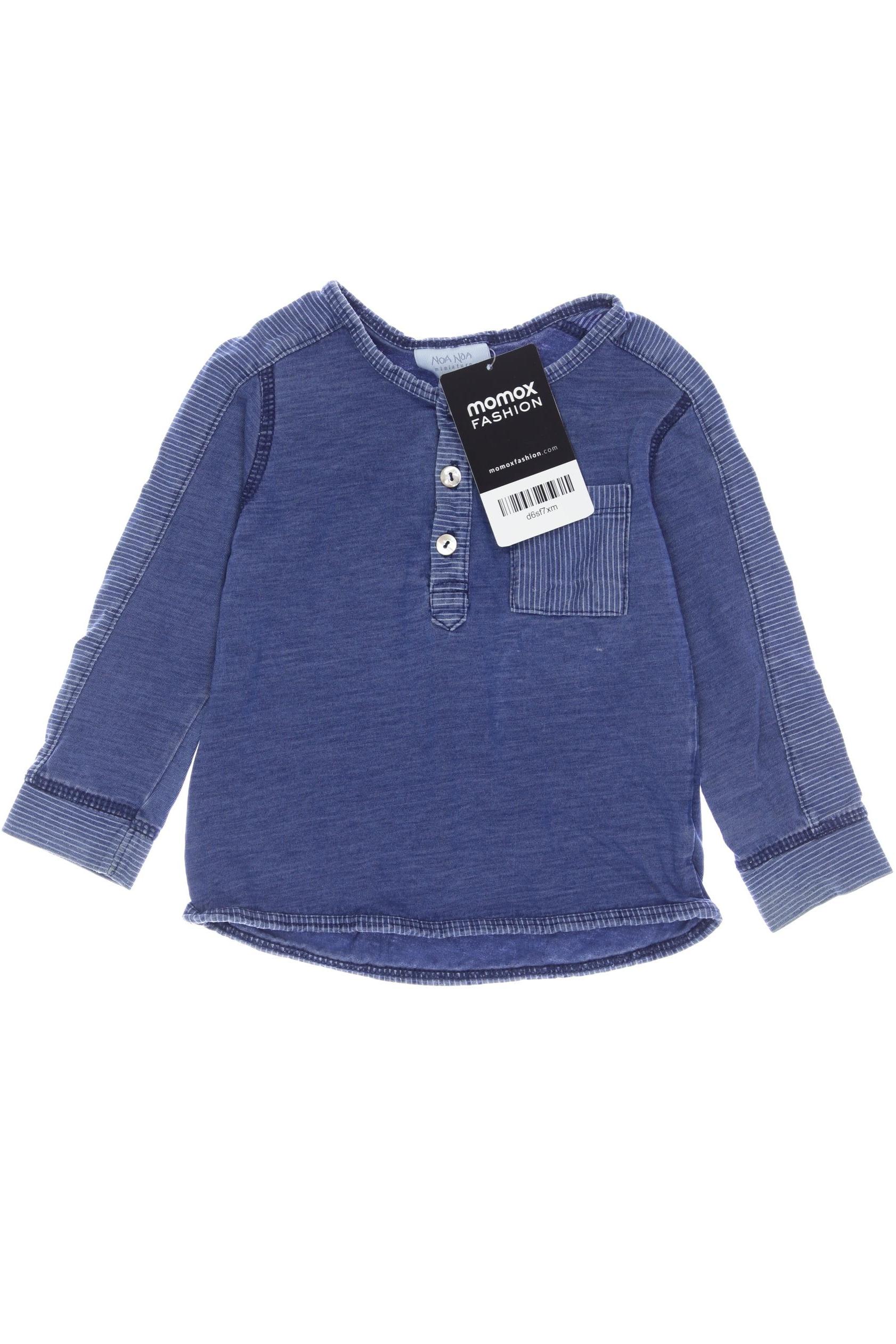 

Noa Noa Herren Langarmshirt, blau, Gr. 74