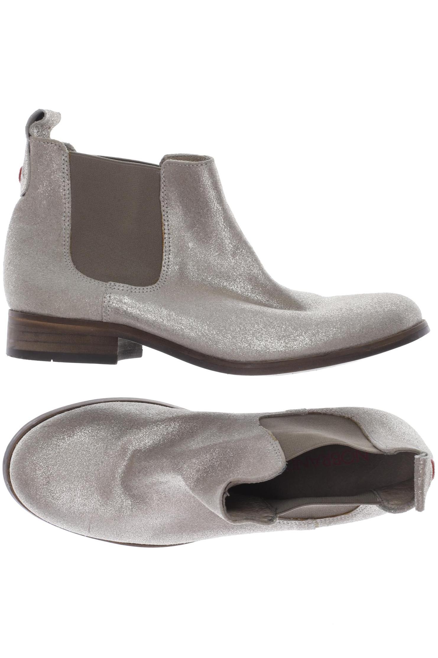

Nobrand Damen Stiefelette, silber, Gr. 37