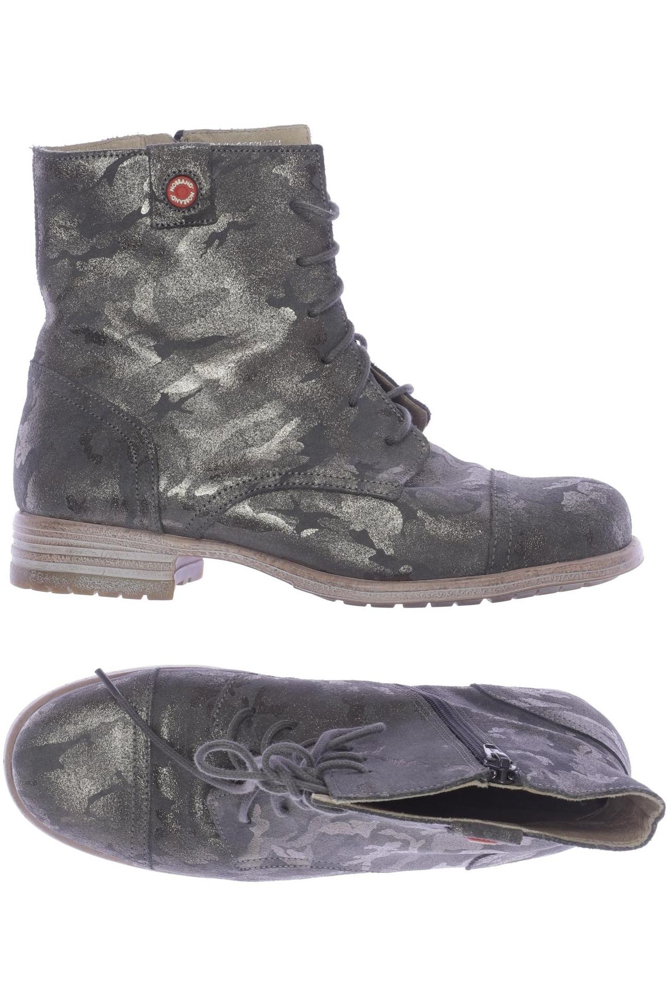 

Nobrand Damen Stiefelette, grau, Gr. 37