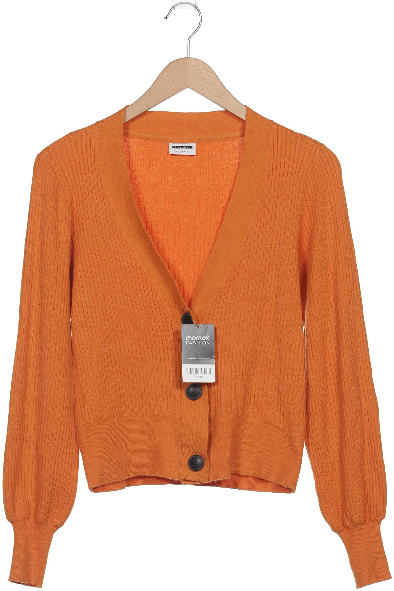 

Noisy May Damen Strickjacke, orange, Gr. 36