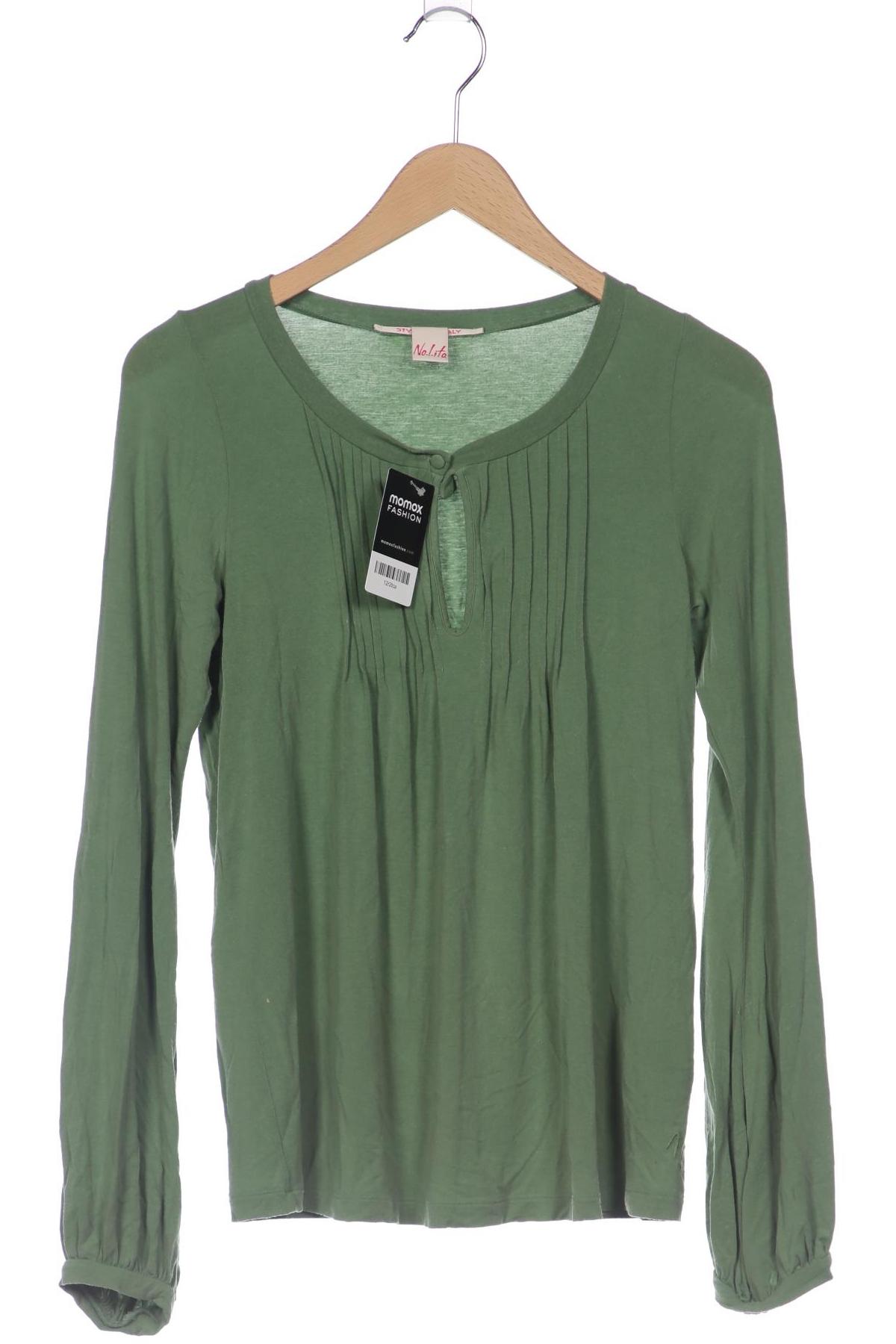 

Nolita Damen Langarmshirt, grün, Gr. 36
