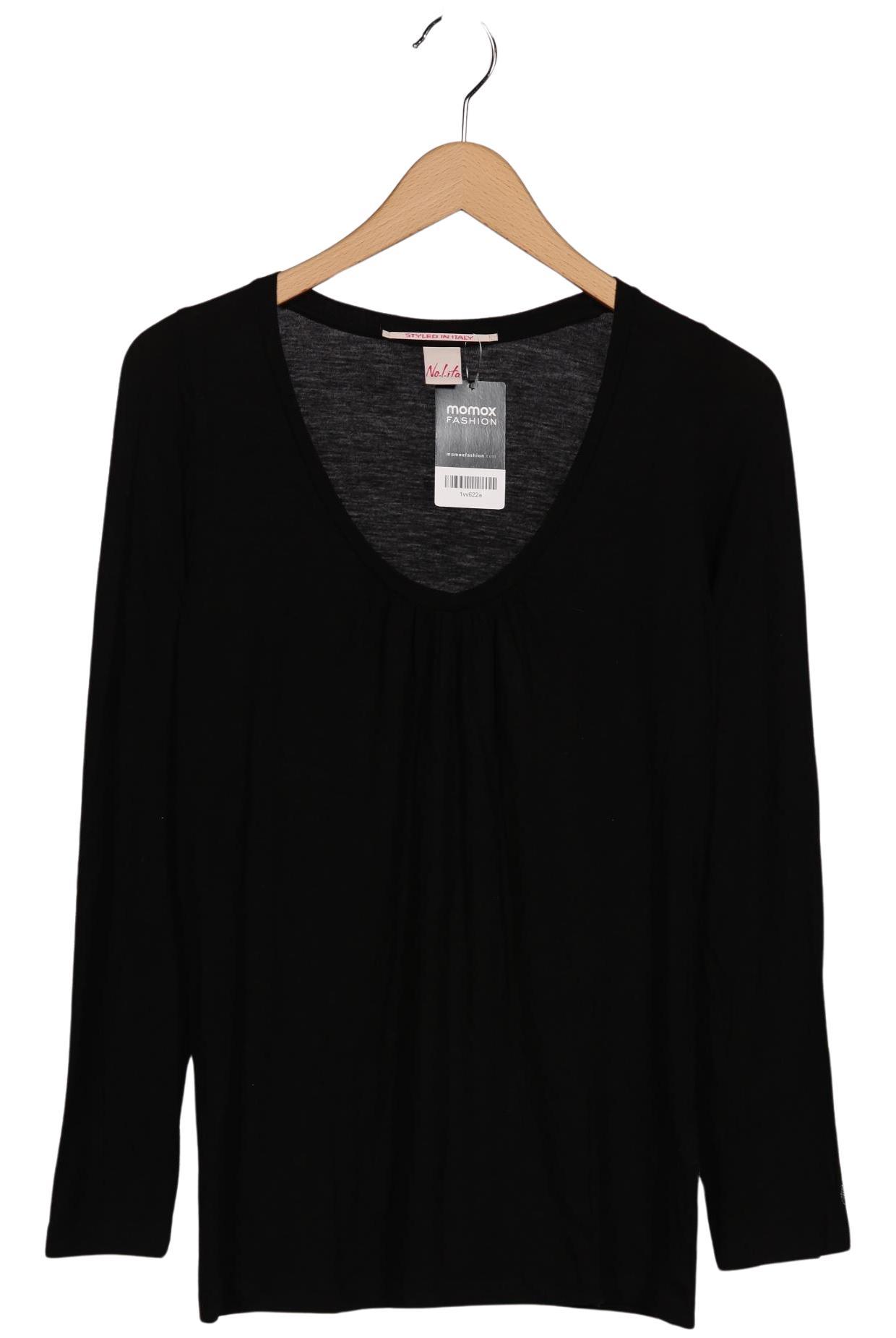 

Nolita Damen Langarmshirt, schwarz, Gr. 42