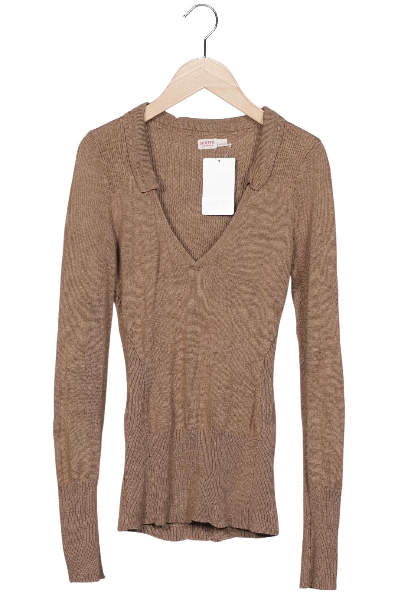 

Nolita Damen Pullover, braun, Gr. 38