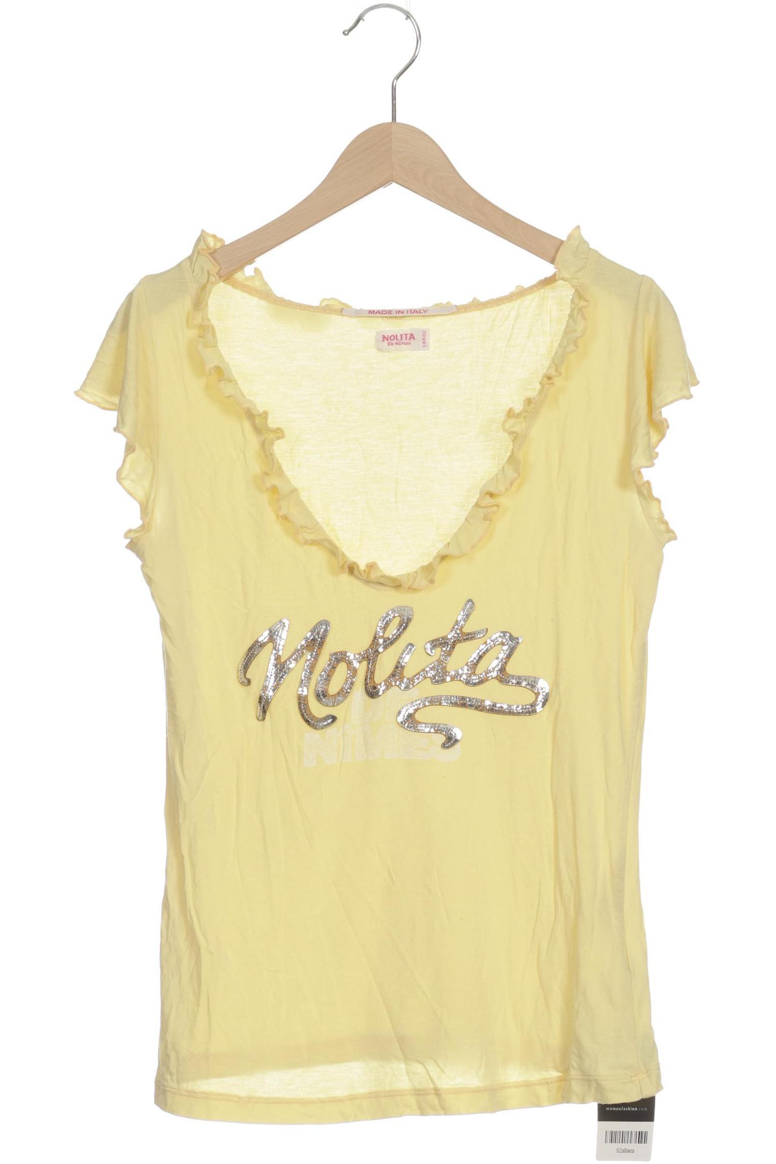 

Nolita Damen T-Shirt, gelb, Gr.