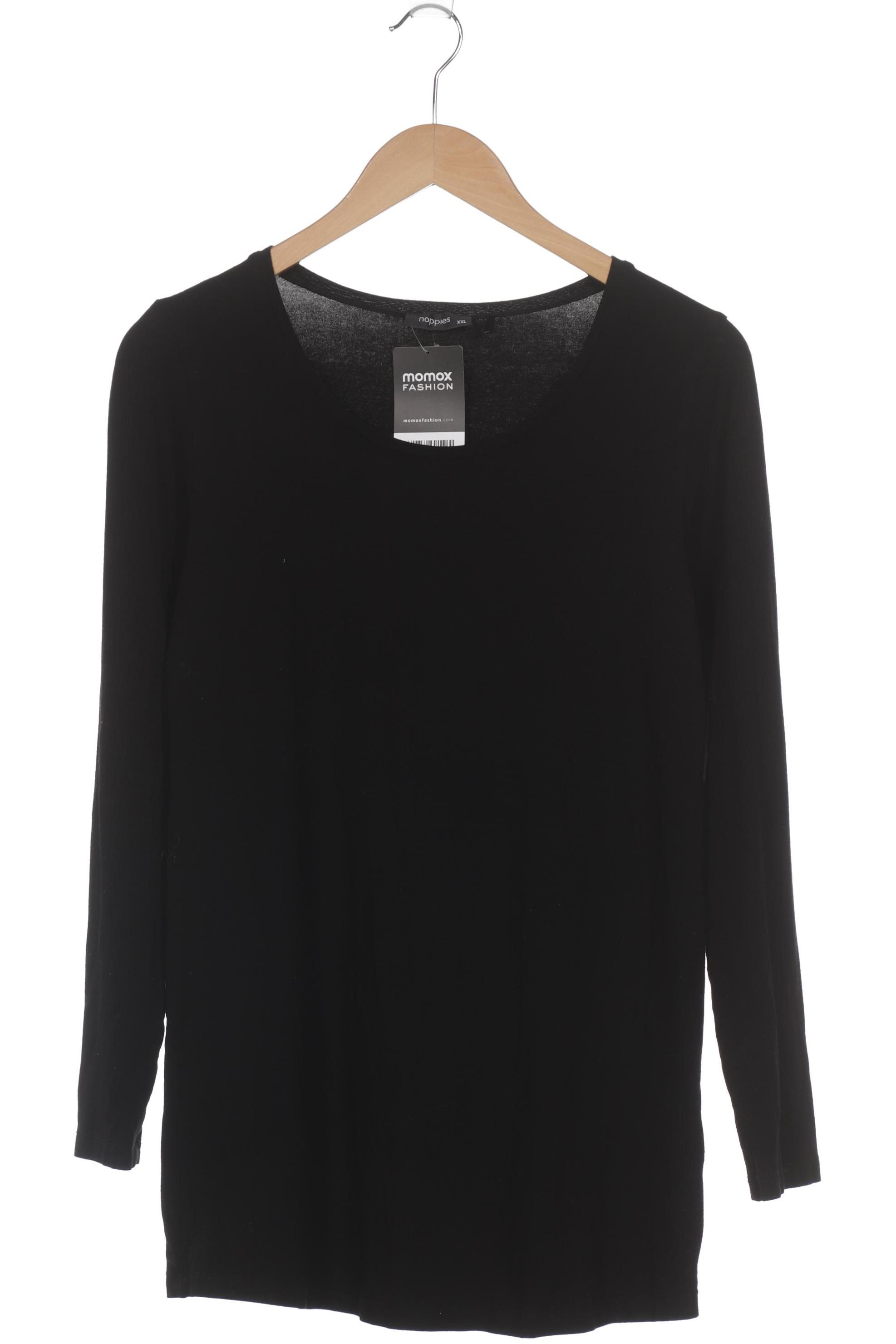 

noppies Damen Langarmshirt, schwarz, Gr. 46