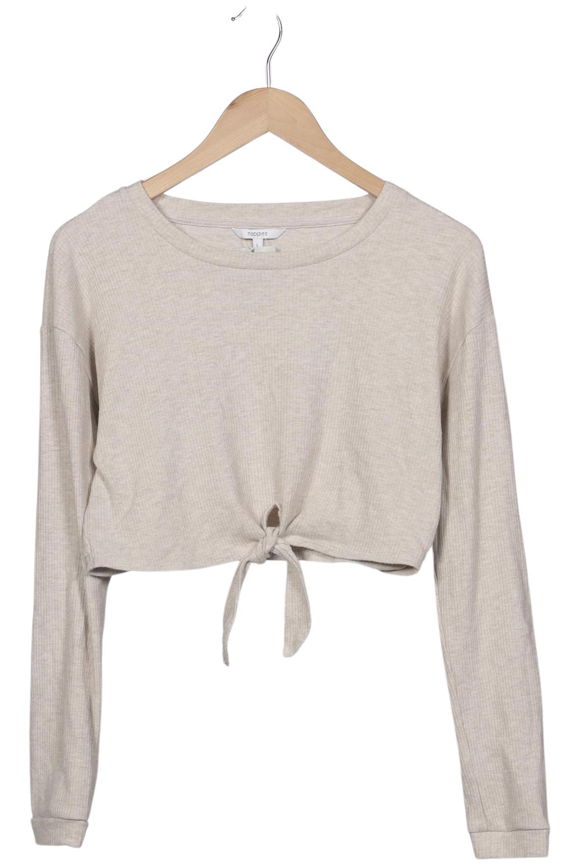

noppies Damen Langarmshirt, beige, Gr. 42