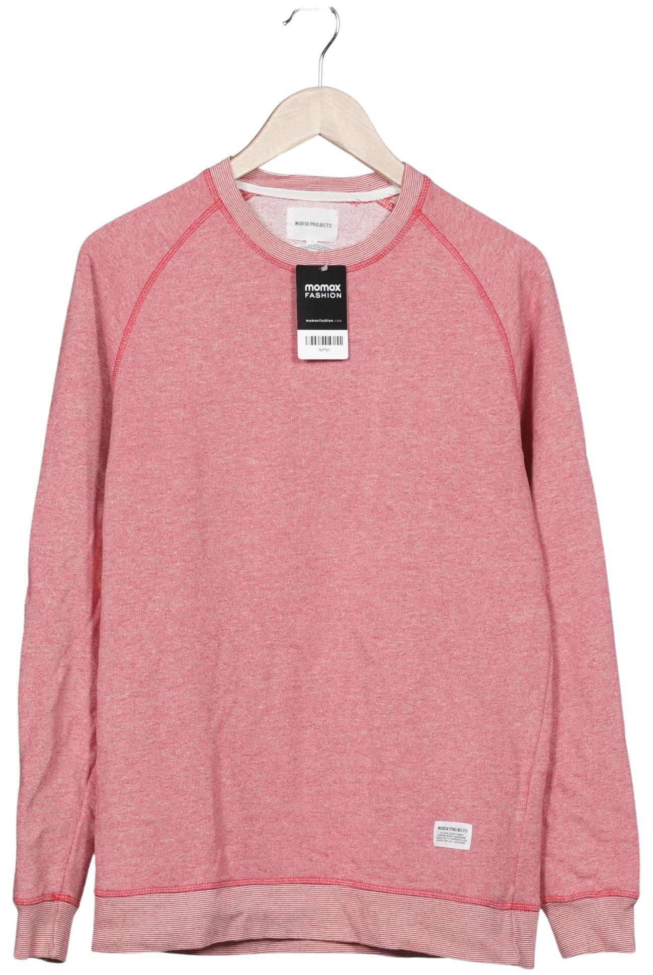 

Norse Projects Herren Sweatshirt, pink, Gr. 46