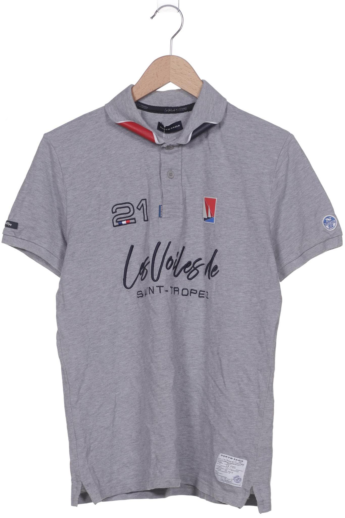 

north sails Herren Poloshirt, grau, Gr. 48