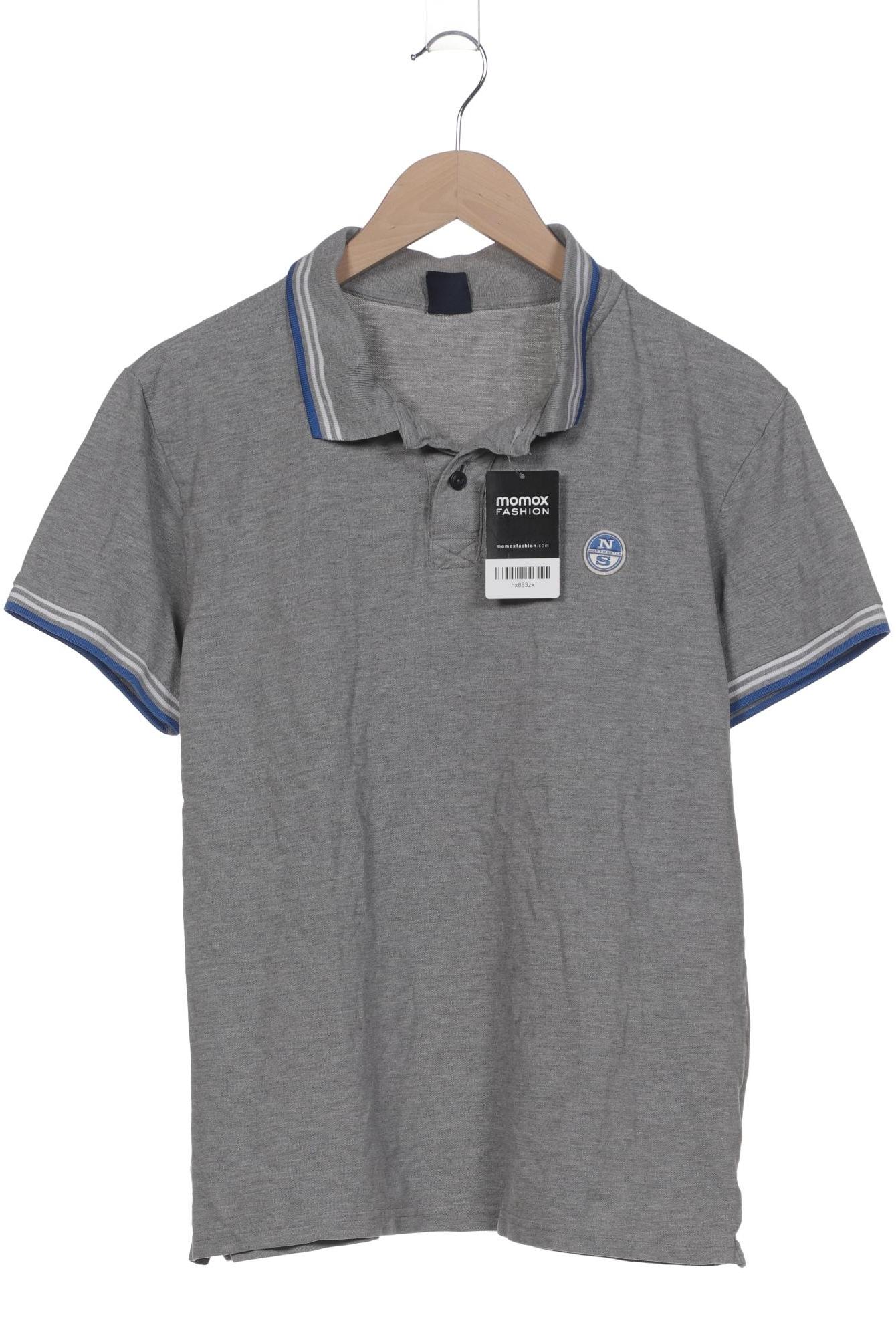 

north sails Herren Poloshirt, grau, Gr. 54
