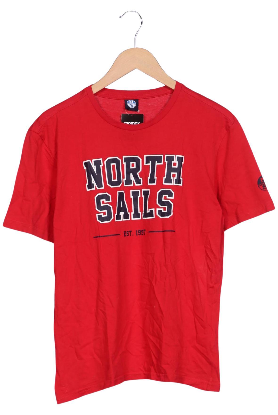 

north sails Herren T-Shirt, rot, Gr. 48
