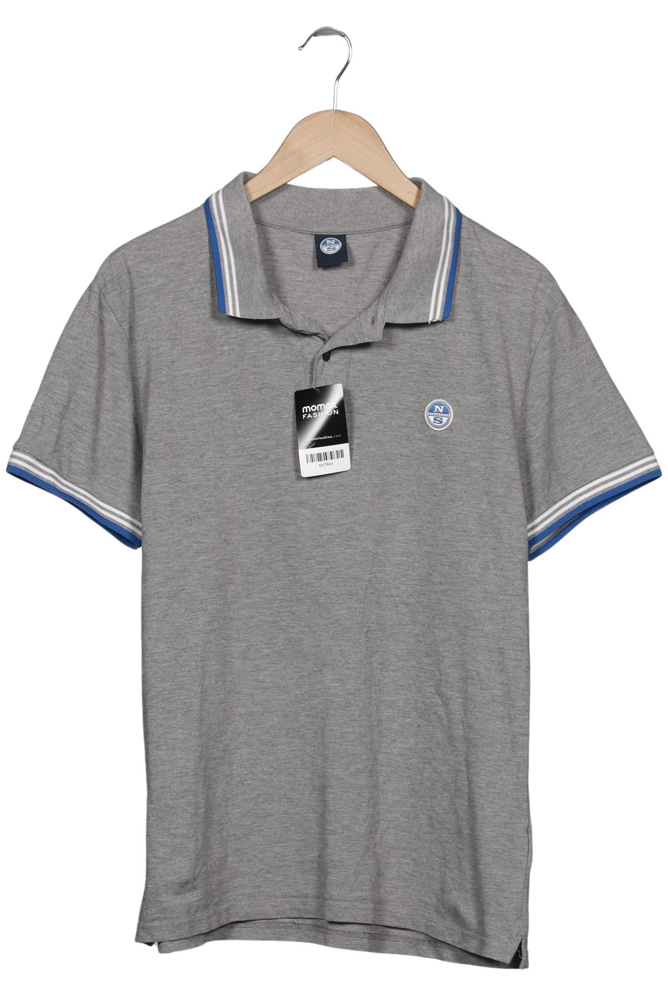 

north sails Herren Poloshirt, grau, Gr. 52