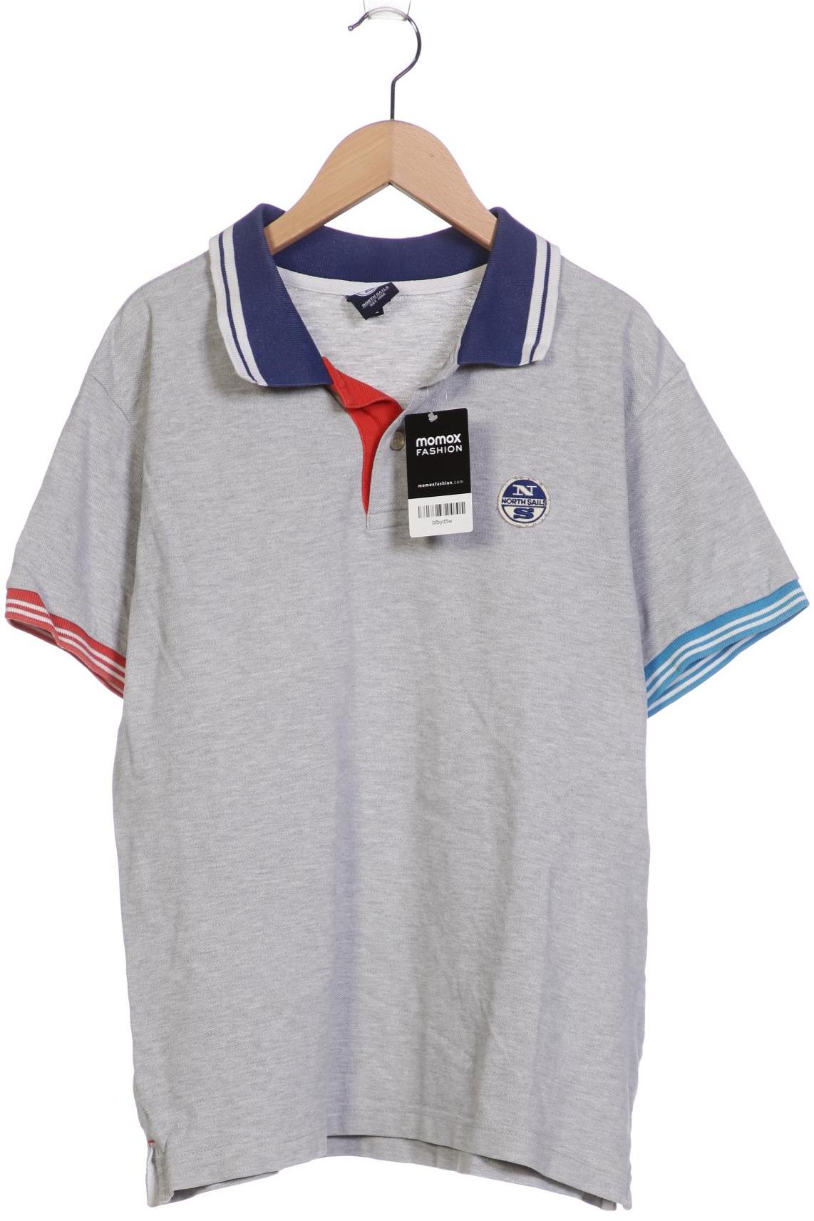 

north sails Herren Poloshirt, grau, Gr. 48