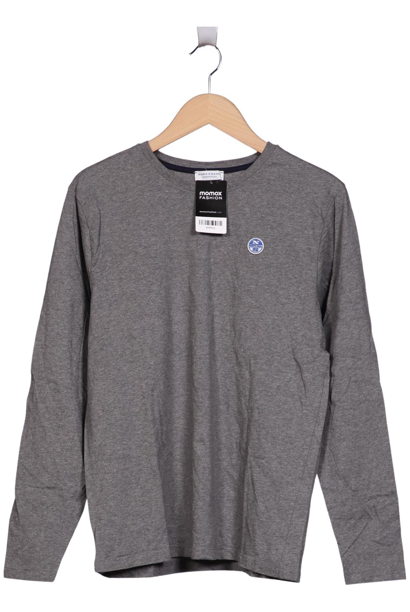 

north sails Herren Langarmshirt, grau, Gr. 48