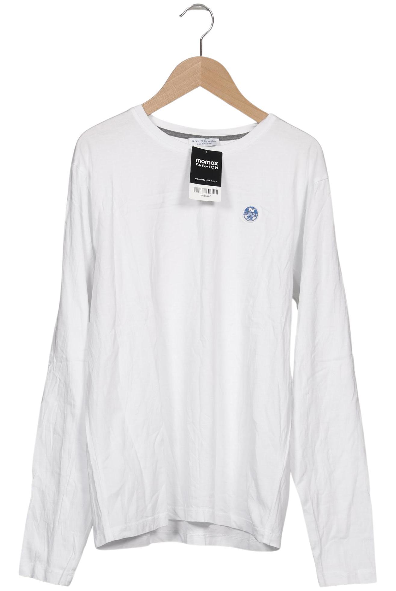 

north sails Herren Langarmshirt, weiß, Gr. 48