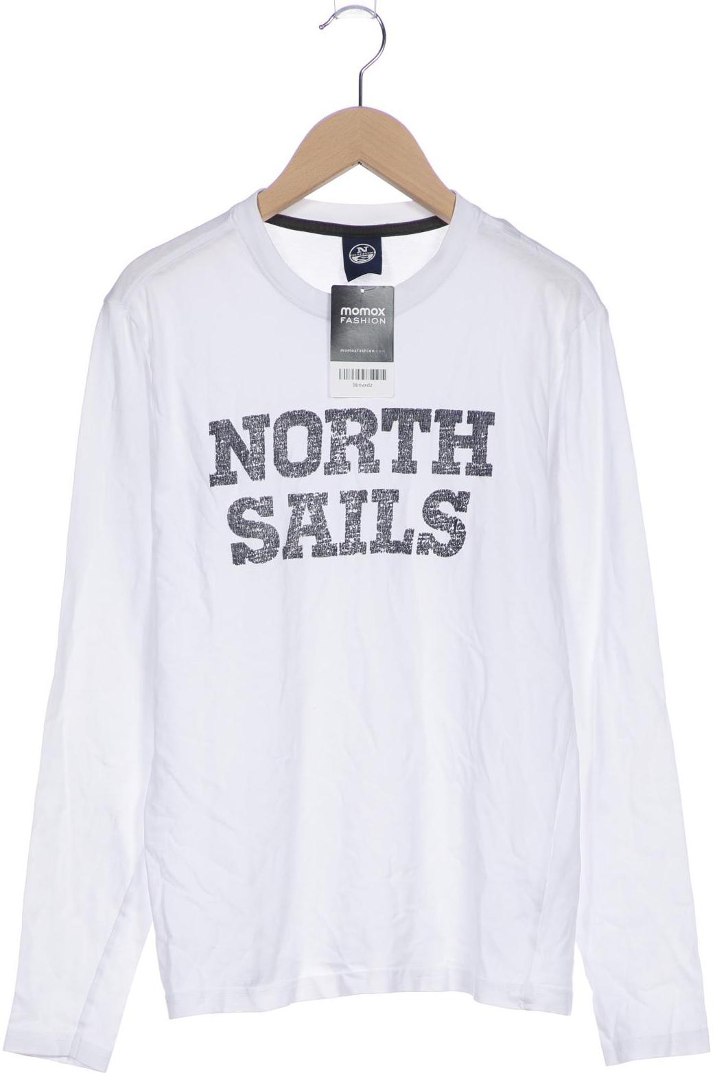 

north sails Herren Langarmshirt, weiß, Gr. 44
