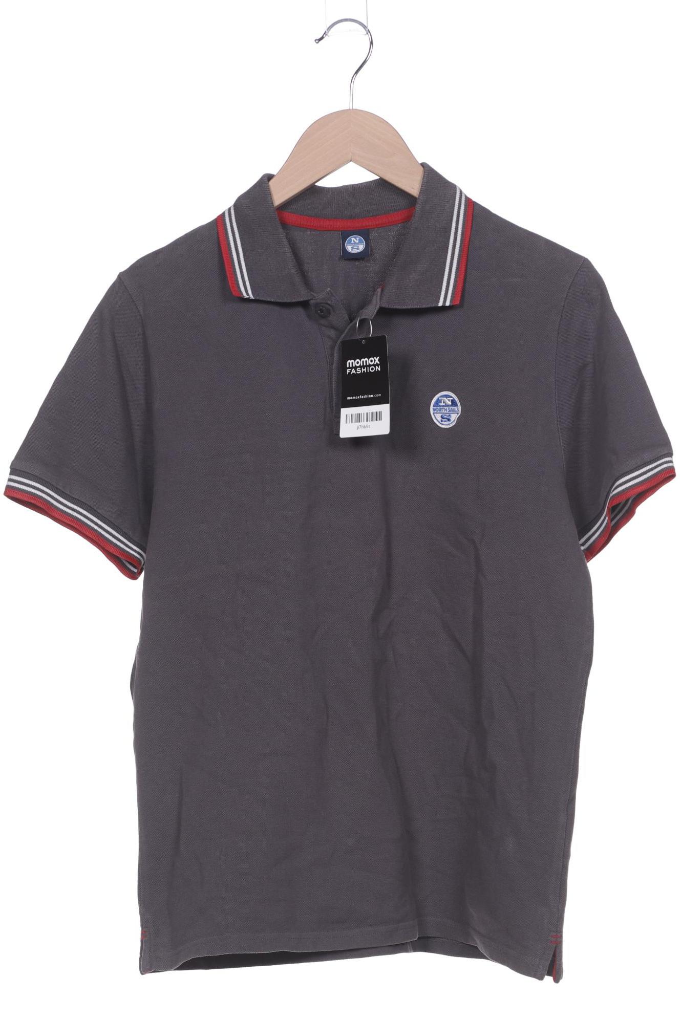 

north sails Herren Poloshirt, grau, Gr. 48