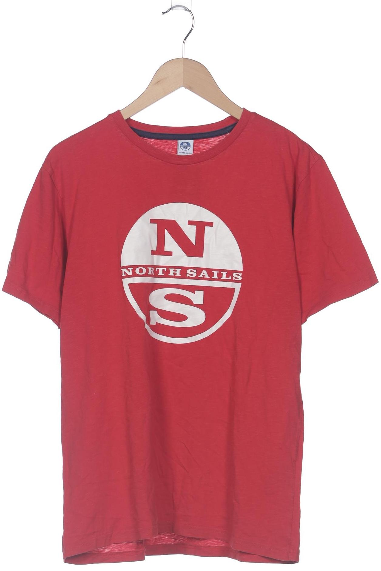 

north sails Herren T-Shirt, rot, Gr. 52