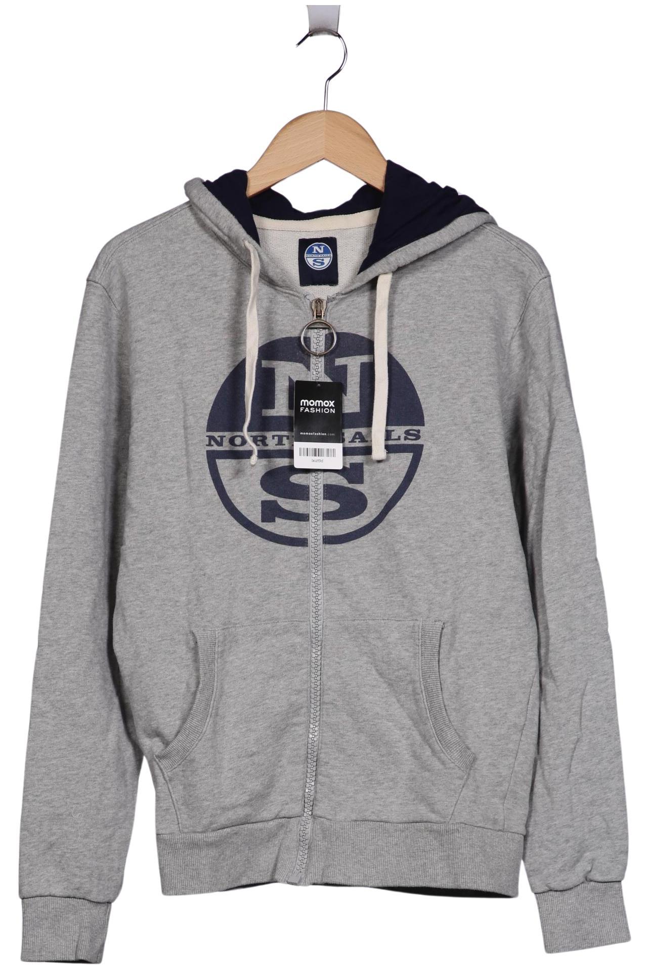 

north sails Herren Kapuzenpullover, grau, Gr. 52