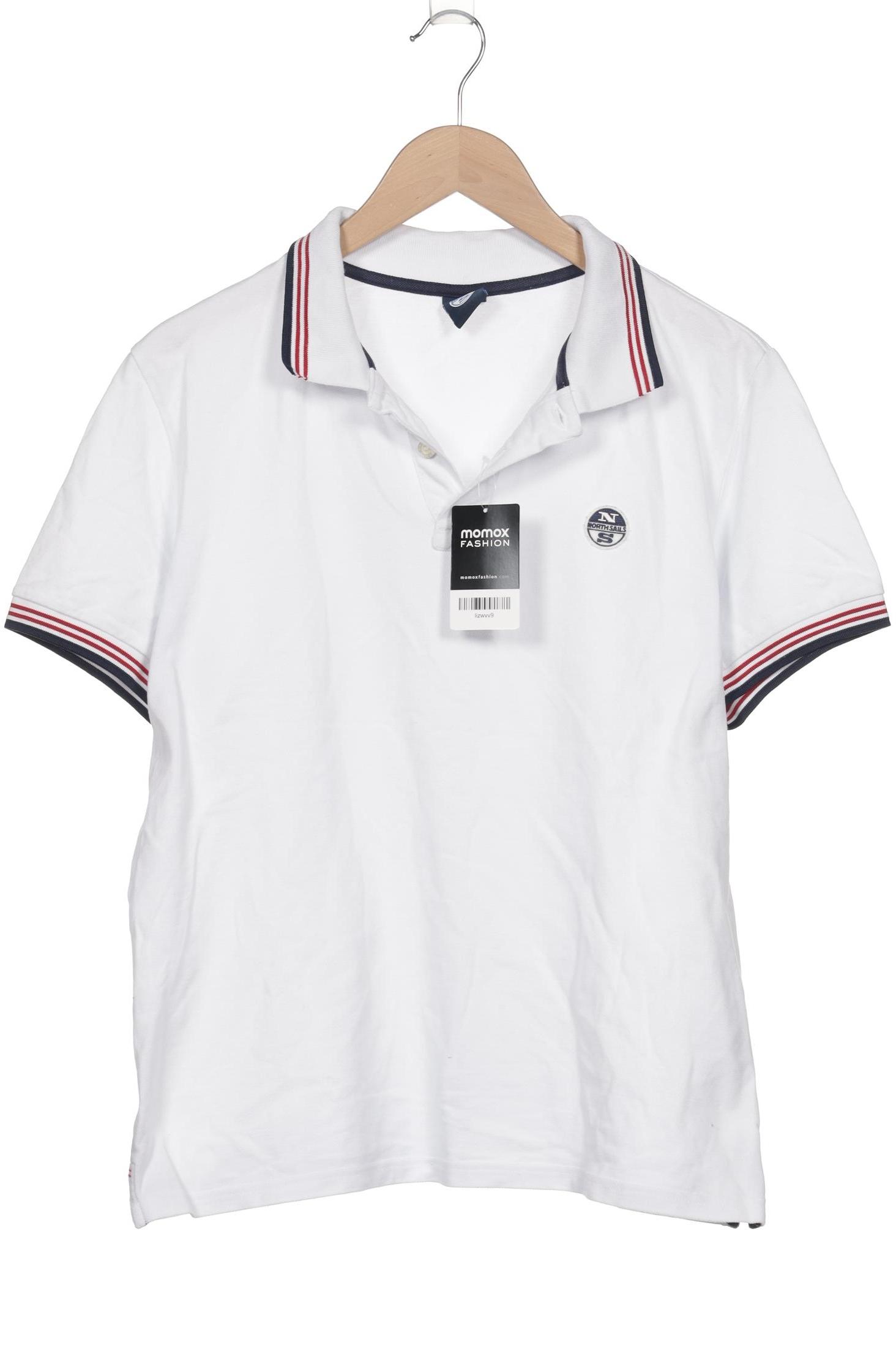 

north sails Herren Poloshirt, weiß, Gr. 52