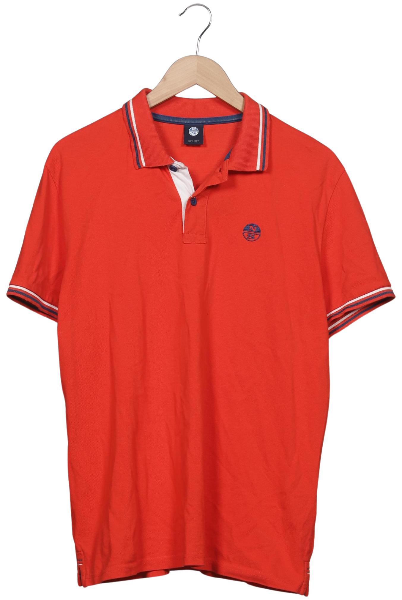 

north sails Herren Poloshirt, rot, Gr. 52