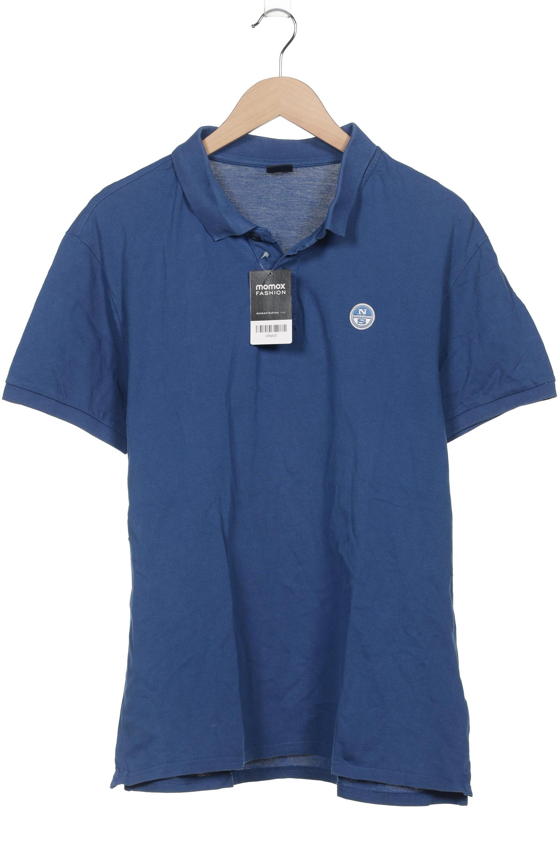 

north sails Herren Poloshirt, blau, Gr. 56