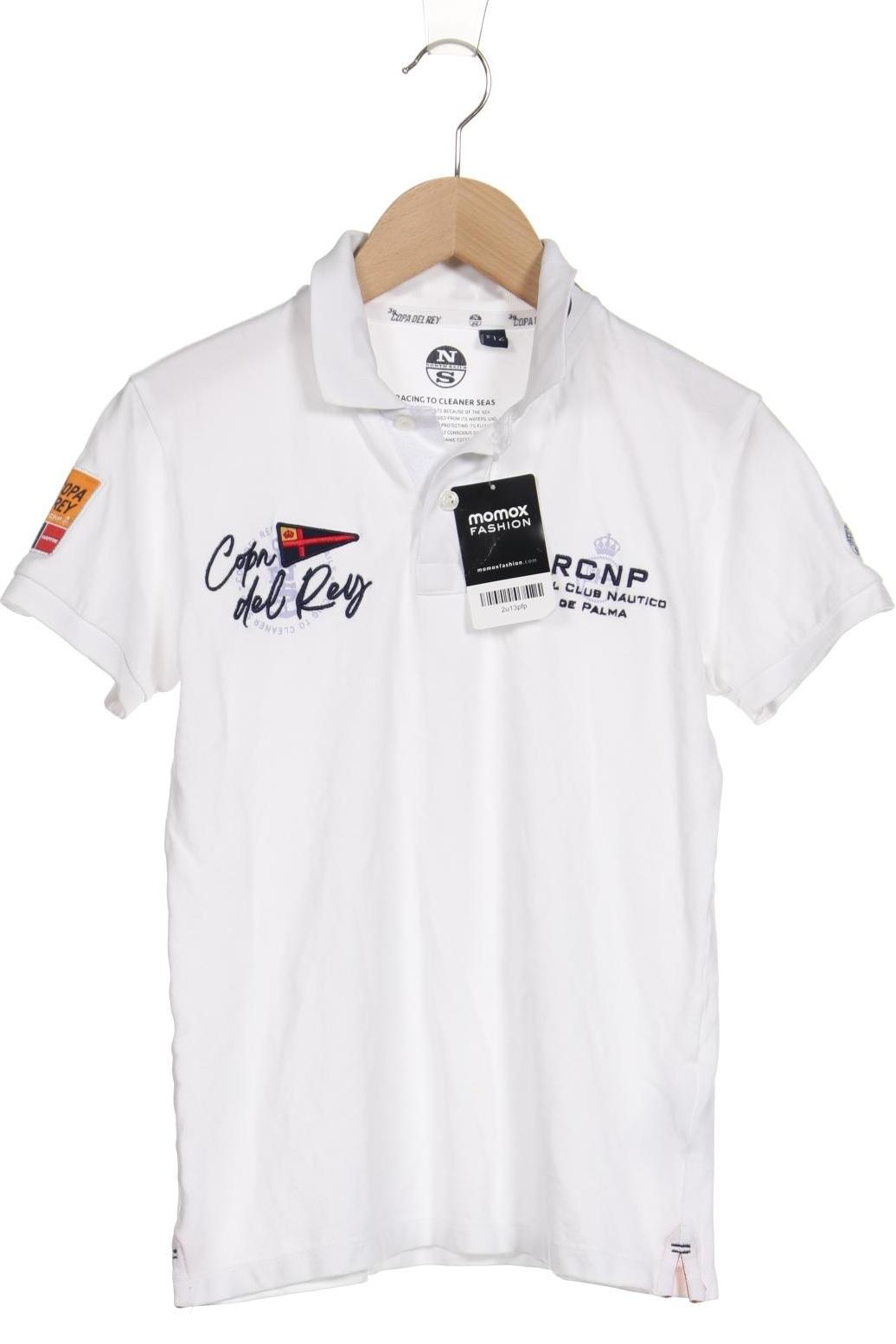

north sails Herren Poloshirt, weiß, Gr. 12