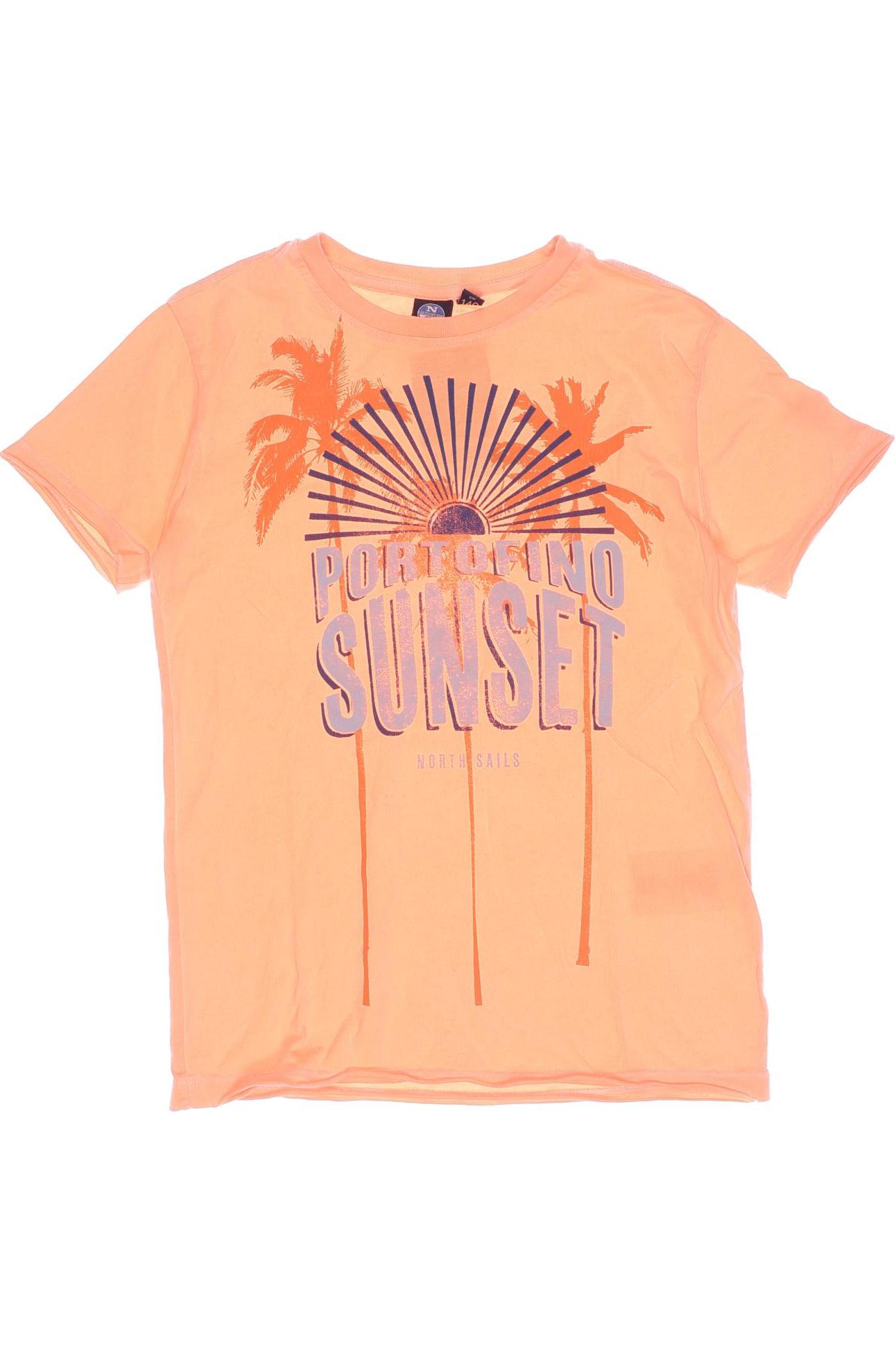 

north sails Herren T-Shirt, orange, Gr. 140